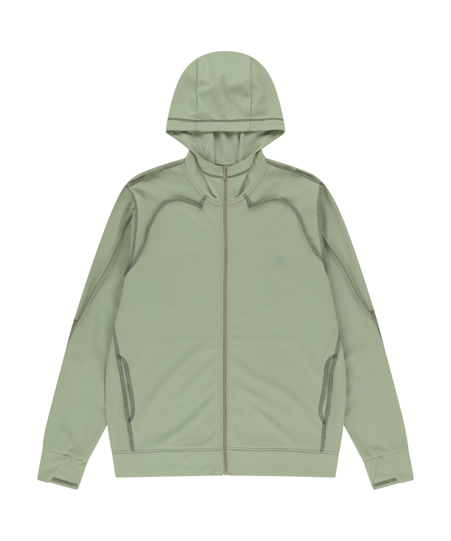 OVERLOCK MESH ZIP-UP_25SS