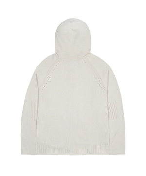 KNIT ZIP-UP HOODIE