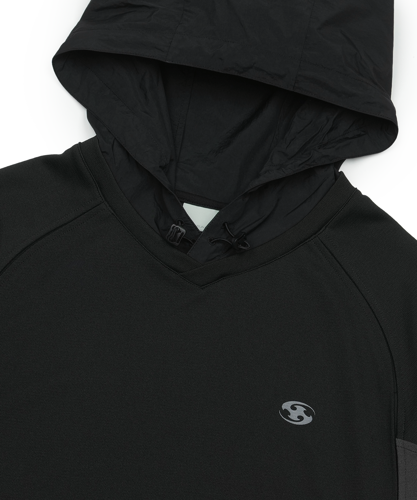 HOODED MESH T-SHIRT