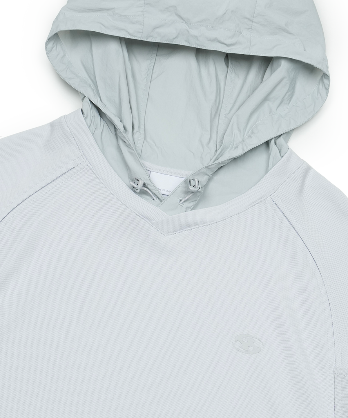 HOODED MESH T-SHIRT