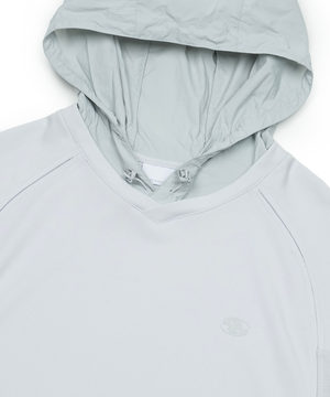 HOODED MESH T-SHIRT